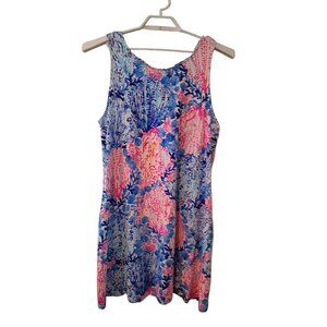 Lilly Pulitzer Kristen Swing Dress womens XL Sway with Me Pima Cotton Peru